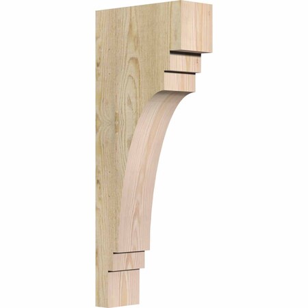 Ekena Millwork Pescadero Rough Sawn Corbel, Douglas Fir, 4"W x 10"D x 26"H COR04X10X26PEC00RDF